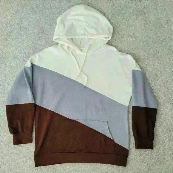 ✨Woman's Colorblock Kangaroo Pocket Hoodie✨ - Picture 1 of 6